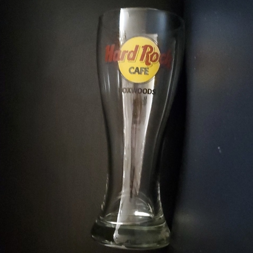 Hard Rock Cafe FOXWOODS‎ Logo Pint Glass
